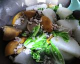 大根、柿のミンチ炊き！厨房ばあばぁ！作り方1写真