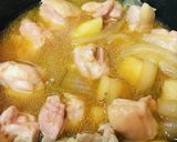 新ジャガと鶏もも肉のあまから煮作り方2写真