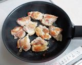 鶏肉の長ネギだれ焼き作り方5写真