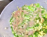 チンゲン菜か小松菜でチーズチキンカツレツ作り方2写真