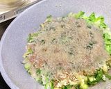 チンゲン菜か小松菜でチーズチキンカツレツ作り方3写真