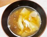 キャベツとおぼろ昆布の味噌汁作り方5写真