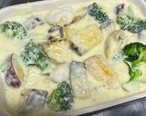 マダラとブロッコリーのグラタン作り方6写真