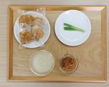 介護食 やわらか鶏のなめ茸おろし作り方1写真