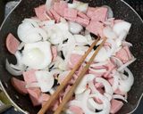 ハワイアンやきそば作り方1写真