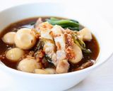 ご飯に掛けてルーロー飯【レンジでルーロー作り方9写真