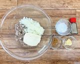 さば缶豆腐ハンバーグ作り方4写真