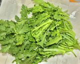 チゲスープの素で春菊と大根でチゲ作り方3写真