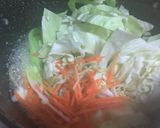 戻さず使える高野豆腐とキャベツで卵とじ作り方1写真