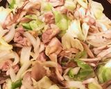 鶏モモ肉とキャベツ舞茸のトマト煮作り方3写真