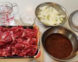 ( ⸝⸝•ᴗ•⸝⸝ )੭牛丼作り方1写真