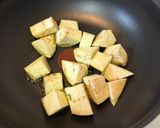 【簡単副菜】かぼちゃと茄子いんげんのごまだれ和え作り方4写真