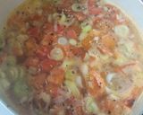 ツナとトマトの中華スープごはん作り方4写真