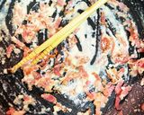 ベーコンチーズ米粉クッキー　カルボナーラ作り方1写真