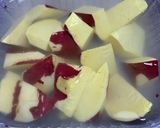 味噌汁 ごろごろさつま芋と玉ねぎ作り方2写真