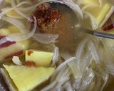 味噌汁 ごろごろさつま芋と玉ねぎ作り方7写真