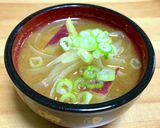 味噌汁 ごろごろさつま芋と玉ねぎ作り方9写真