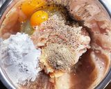 【作り置き】蓮根入り鶏団子(ハンバーグ)作り方2写真