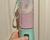 冷凍ブルーベリーで手作り飲むヨーグルト作り方1写真