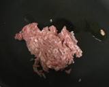 ☆長ネギが主役！ひき肉甘味噌しょうゆ炒め作り方4写真
