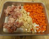 炊飯器で簡単!具だくさんの和風カレー粥作り方1写真