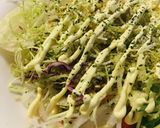 市販サラダ●ゆで玉子でシーザーサラダ風作り方1写真