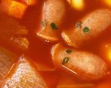 15分|ソーセージ怪獣のトマトスープ☆作り方6写真