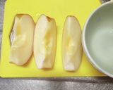 Xmas★りんごアイスケーキ★5分おやつ作り方1写真