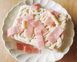 冷凍うどんチーズクリーム作り方1写真