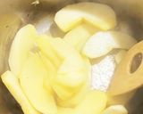 りんごとレアチーズのクランブル米粉パン作り方5写真