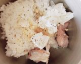 パリおにぎり★チーズクリームサバ缶★弁当作り方1写真