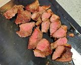 ワインソースのステーキ丼作り方7写真