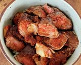 ワインソースのステーキ丼作り方8写真
