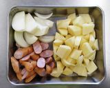 あおさ入りジャーマンポテト作り方1写真