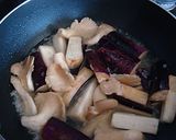 中華デミグラスソースdeなす茸丼作り方3写真