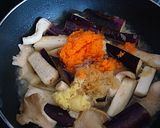 中華デミグラスソースdeなす茸丼作り方4写真
