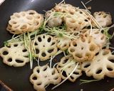 【副菜】花れんこんのガーリック炒め作り方6写真