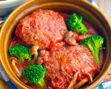 おから入り♡トマト味噌煮込みハンバーグ作り方8写真