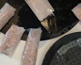 ミンチと玉ねぎのライスペーパー餃子作り方4写真