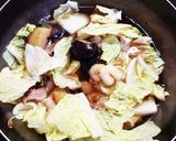 なすと豚肉の具だくさん味噌汁作り方4写真