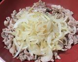 すき焼きのタレで簡単！豚丼作り方6写真
