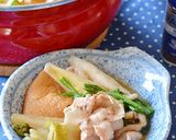 花椒香る野菜たっぷり豚バラ肉のみそ鍋♪作り方7写真