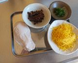 糸島とり液茶漬け　鶏飯（けいはん）作り方1写真