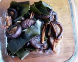 出汁とり後の干し椎茸と昆布の佃煮作り方10写真