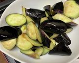 我が家の定番中華、麻婆茄子作り方4写真