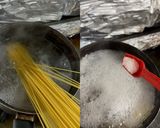 簡単！ひき肉とピーマンのカレーパスタ♪作り方3写真