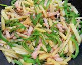 節約!豚じゃが青椒肉絲作り方6写真