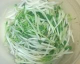 レバ豆苗炒め、とニンニクの潰し方作り方7写真
