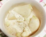 かぶとカリフラワーの豆乳スープ作り方9写真