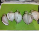 蕪とヤリイカの煮物作り方1写真